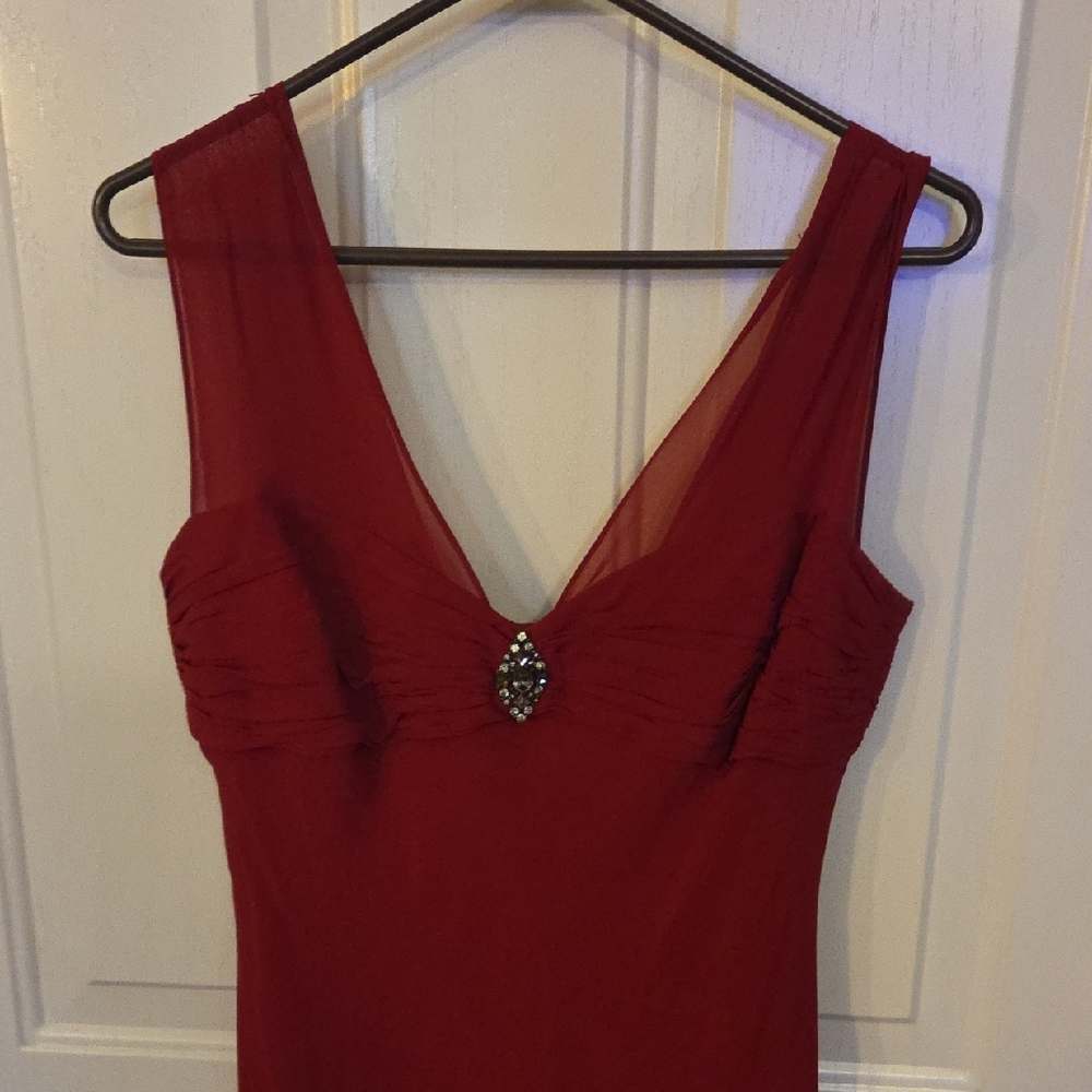 Jones New York Red Silk Dress Size 12